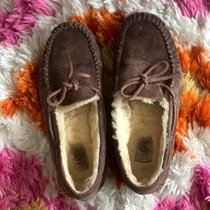 Size 9 brown Ugg slippers